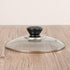 2 Sets Universal Pot Lid Cover Knob Handle, Replacement Pot Grip Knob Cap 2.7" Stainless Steel Base - Black+Silver