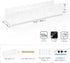 HAYVAN Hat Organizer for Baseball Caps, 2 PCS No Install Acrylic Holder for 14 Caps (White)