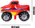 HORUIUS 5PCS Monster Truck Balloons Jumbo Shaped Aluminum Foil Mylar Balloons for Monster Truck Themed Party Birthday
