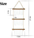 (9 XXXFLOWER Wall Hanging Propagation Station with Wooden Stand Glass Test Tubes Tiered Planters Wall Terrarium