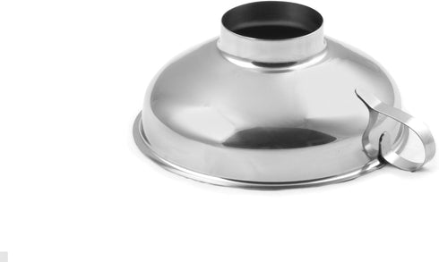 Farm to Table Stainless Steel Wide Mouth Canning Funnel, 5.75-Inch Metallic