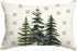 RABUSOFA Christmas Pillows Covers 12x20, Winter Tree Snowflake Decorations, Farmhouse Holiday Lumbar Cushion Covers