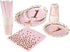 MaitianGuyou 1st Birthday Girl Decoration, Baby Shower Party Supplies Disposable Tableware Set for 20 Guests
