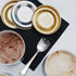 Dessert Spoons, Square Head Spoons, 18/10 Stainless Steel Spoon Set of 4 for Ice Cream & Tea