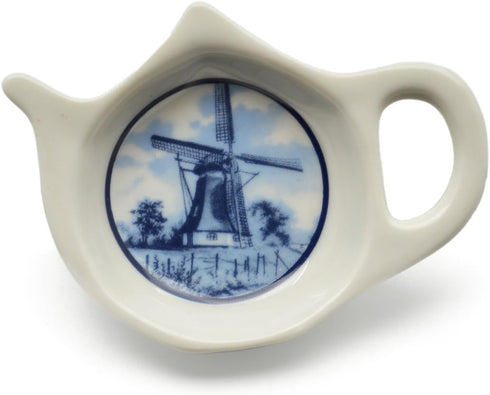 Dutch Windmill Scene Teapot Magnet