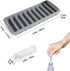 LessMo 3 PCS Ice Cube Tray, Long Ice Stick Tray Silicone with Lid, Reusable for Small Mouth Sport Bottles