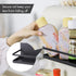 KES Magnetic Spice Rack for Refrigerator, Magnetic Shelf Spice Shelf for Kitchen, 2 Pack Matte Black