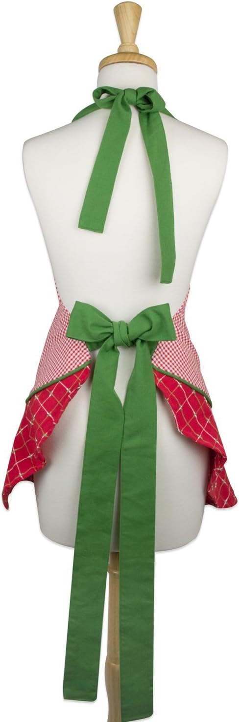 DII Women's Christmas Kitchen Apron Adjustable Adult Size for Cooking, Baking, Crafting & Entertaining