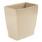 iDesign Small Bathroom Trash Can, Brown, Ideal for Office or Primary and Guest Bathroom, Made in USA