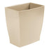 iDesign Small Bathroom Trash Can, Brown, Ideal for Office or Primary and Guest Bathroom, Made in USA