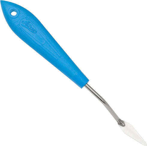Ateco Offset Spatula, 1.4" Diamond Shape Trowel, Silver