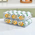 Upgrade 2-Tier Rolling Soda Can Storage Organizer, Tall Skinny Soda/Pop Cans Dispenser for Refrigerator, Plastic