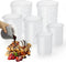 Aieve 6 Pcs Silicone Chocolate Melting Cups,Reusable Measuring Cups with Scale &