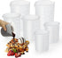 Aieve 6 Pcs Silicone Chocolate Melting Cups,Reusable Measuring Cups with Scale &