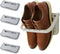 Laugh Cat 4 Pack Hanging Plastic Shoe Rack Wall Mount Creative Folding Organizer Camper