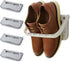 Laugh Cat 4 Pack Hanging Plastic Shoe Rack Wall Mount Creative Folding Organizer Camper