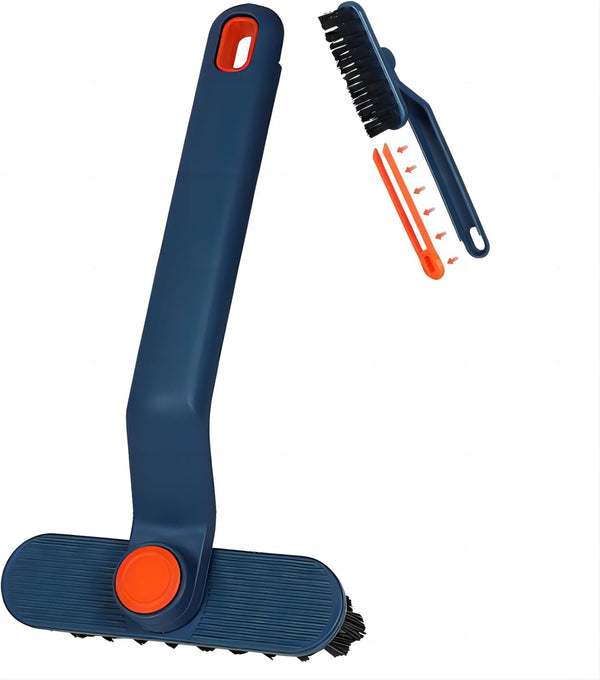Multifunctional Cleaning Brush, Hard Bristle Crevice Cleaning Tools for Grout, Toilet, Window, Tile, Household Use