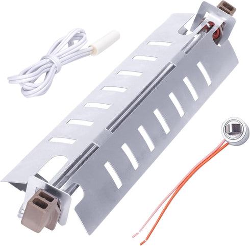 WR51X10055 Defrost Heater Kit, Temperature Sensor WR55X10025, WR50X10068 Thermostat for GE Refrigerators