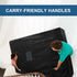 Heavy Duty Mattress Bags for Moving and Storage, Twin XL Size, 100% Waterproof Cover with 4 Strong Handles, Black