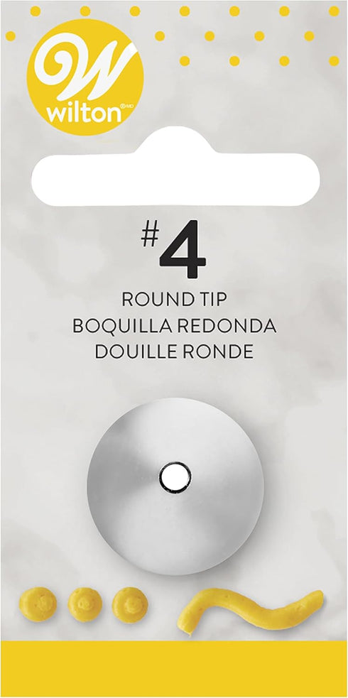 Wilton No.4 Decorating Tip, Round