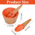 20 Pack Summer RICHSC-PAN Ice Cream Bowls, Cartoon Candy Color Ice Sundae Cups with Spoon. Multi-Color Reusable