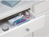 iDesign 49250 Drawer Organizer Tray, BPA-Free Plastic, 12" x 6" x 3", Clear