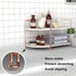 2-Tier Bathroom Countertop Organizer - Rose Gold Vanity Tray Cosmetic & Makeup Storage, Kitchen Spice Rack Standing