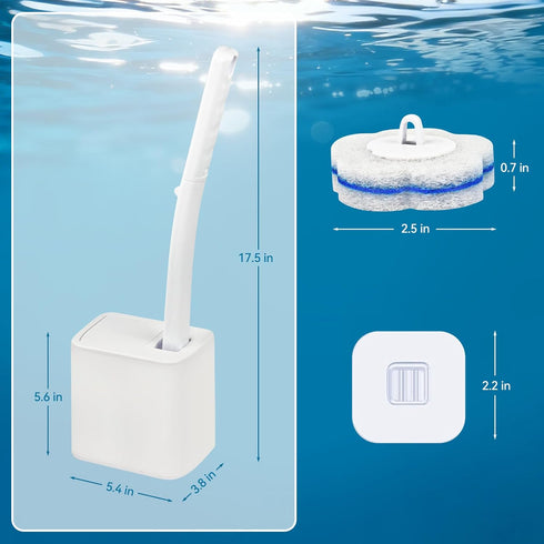 48 Disposable Toilet Brush with Refills,Toilet Bowl Cleaner,Toilet Cleaning Supplies,Toilet Bowl Brush,Toilet Cleaner