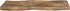 Bloomingville Large Grooved Mango Wood Slicer, Brown Cheese and Cutting Board