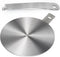 Induction Plate Adapter for Glass Cooktop Heat Diffuser for Electric Gas Glass Stove with Detachable Handle