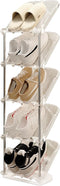 YYW Narrow Shoe Rack Vertical Shoes Rack for Entryway Corner Shoe Storage