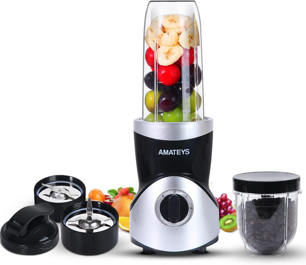 Personal Blender for Shakes and Smoothies, Professional Kitchen Blender with Blending & Grinding Blades, 24/10 OZ