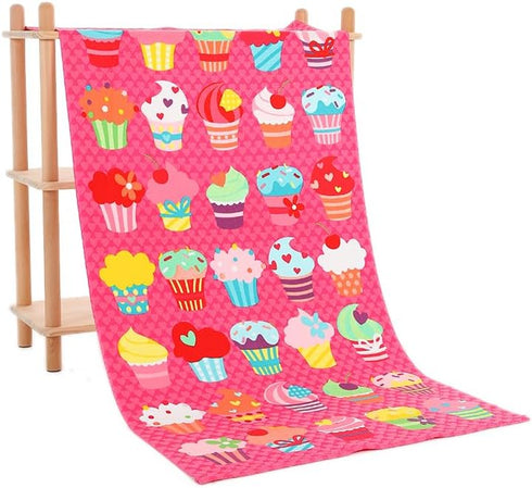 Microfiber Beach Towel Set - Oversized Large Quick Dry Soft Thin Sand Free Cute Ice Cream Design 30×60 inch Beach