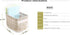 AARAINBOW 3 Packs Storage Basket Bins - Canvas Mini Storage Cubes for Makeup, Toys, Books (3 Gray)