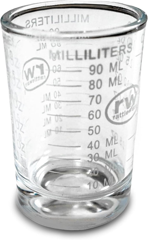 Rattleware 3 Oz Measuring Shot Glass - Premium and, Perfect for Bar