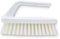 SPARTA Scrub Brush with Iron Shaped Handle, Heavy Duty Stiff Bristles for Kitchen, Bathroom, Tile, Sink, 6 Inches, White