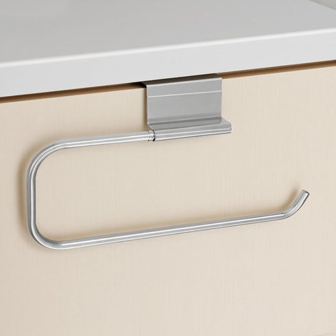 2PCS 12.4 Inches Cabinet Door Paper Towel Holder Camper Under Sink Paper Towel Storage and Dispenser for Kitchen