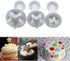 Star Small Fondant Plunger Cutter Set - Tiny 3 Pieces Cake Cookies Decorating Tool Mold