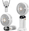 Portable Handheld Fan, Type-C Rechargeable, 4000mAh Battery Operated Fan with LED Display
