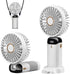 Portable Handheld Fan, Type-C Rechargeable, 4000mAh Battery Operated Fan with LED Display