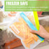 Reusable Food Storage Bags, 10 Pack Dishwasher Safe Freezer Bags, BPA Free Silicone, Leakproof for Travel