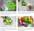 Mini Silicone Popsicle Mold, 7-Cavity DIY Ice Pop Mold with Colorful Plastic Sticks, Non-Stick Ice Cube Trays