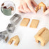 KALAIEN 3Pcs Mini House Mold Gingerbread Cookie Cutter Set, Stainless Steel, Cupcake Chocolate (Small)