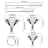 6 Pcs Stainless Steel Mini Funnels for Kitchen Use, Large Tiny Small Funnel Set of 3, Metal Cooking Powder Food Grade