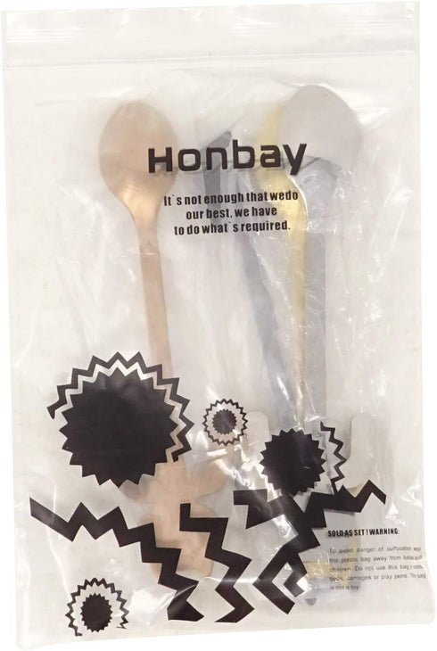 Honbay 4PCS Cute Mini Cat Spoon, 11.5cm/4.5inch Stainless Steel Spoon for Tea, Coffee, Dessert, Sugar, Ice Cream