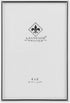 Lawrence Frames Simply Metal Picture Frame, Silver, 4 by 6-Inch