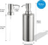 GAPPO Brushed Nickel Soap Dispenser, Stainless Steel Pump Hand Lotion Bottle for Bathroom, Bedroom & Kitchen (300ML)