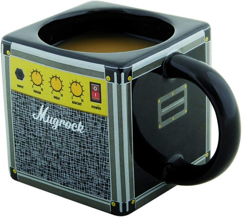Spinning Hat Amp Tea and Coffee Mug, Black, 5.11 x 5.11 inches