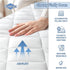 Abstract 33x75 Waterproof Mattress Protector - Quilted, Fitted Cover for Mattress - Breathable Soft Pad for Twin/Cot