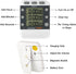 Photect 2 Pieces Digital Dual Kitchen Timer, 3 Channels Count UP/Down Timer with Magnetic Back, Loud Alarm, Large